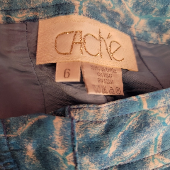 Cache Summer Slacks, Size 6 - Picture 3 of 3
